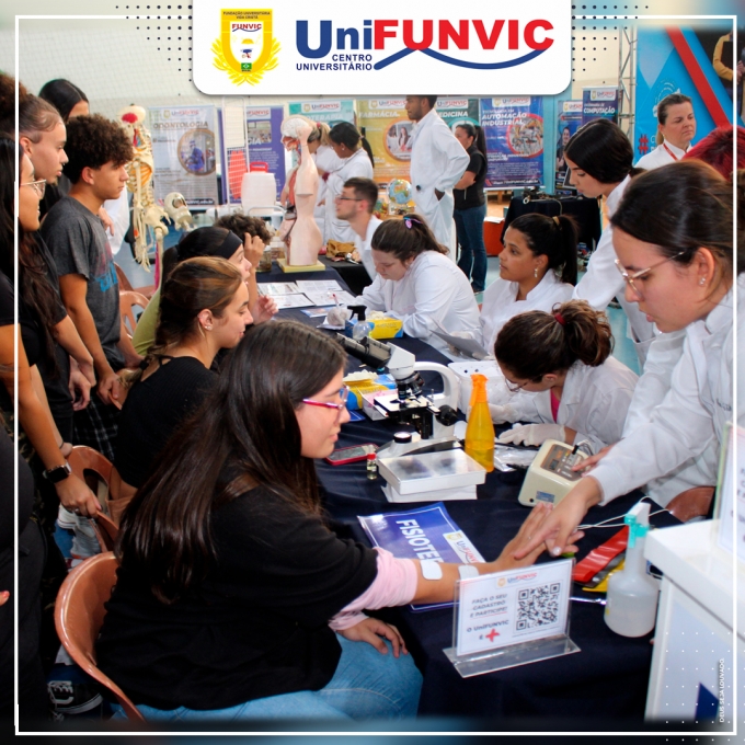 O UniFUNVIC marcou presença na 1ª Feira de Profissões de Pindamonhangaba