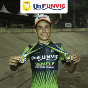 CICLISTA DA EQUIPE DO UniFUNVIC É CAMPEÃO BRASILEIRO JUNIOR DE PISTA