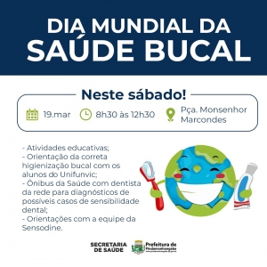 DIA MUNDIAL DA SAÚDE BUCAL