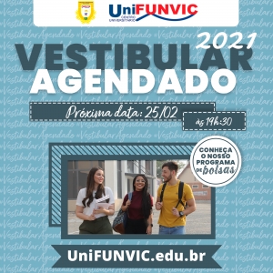 Vestibular Agendado UniFunvic 2021