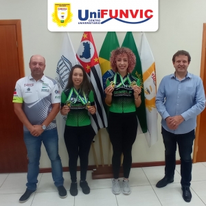 UniFUNVIC RECEBE EQUIPE CAMPEÃ DE CICLISMO BRASILEIRO