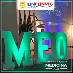 Cerimônia do Jaleco 2026 marca noite memorável para alunos de Medicina do UniFUNVIC