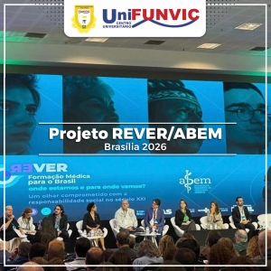 UniFUNVIC marca presença no PROJETO REVER/ABEM Formação Médica para o Brasil.