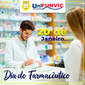 20 DE JANEIRO - Dia Nacional do Farmacêutico