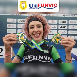 EQUIPE DE CICLISMO DO UNIFUNVIC CONQUISTA DUAS MEDALHAS DE OUTRO NO CAMPEONATO BRASILEIRO DE CICLISMO