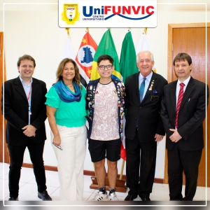 Visita Ilustre do Rotary no Campus UniFUNVIC