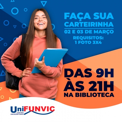 Faça já sua Carteirinha do Estudante