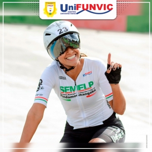 Ciclista Wellyda Rodrigues conquista título brasileiro de Scratch para o UniFUNVIC